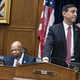 Rep. Darrell Issa motions to staff members to cut off the microphone of Rep. Elijah E. Cummings during a hearing of the House Oversight and Government Reform Committee, March 5, 2014.
BRENDAN SMIALOWSKI/AFP/GETTY IMAGES